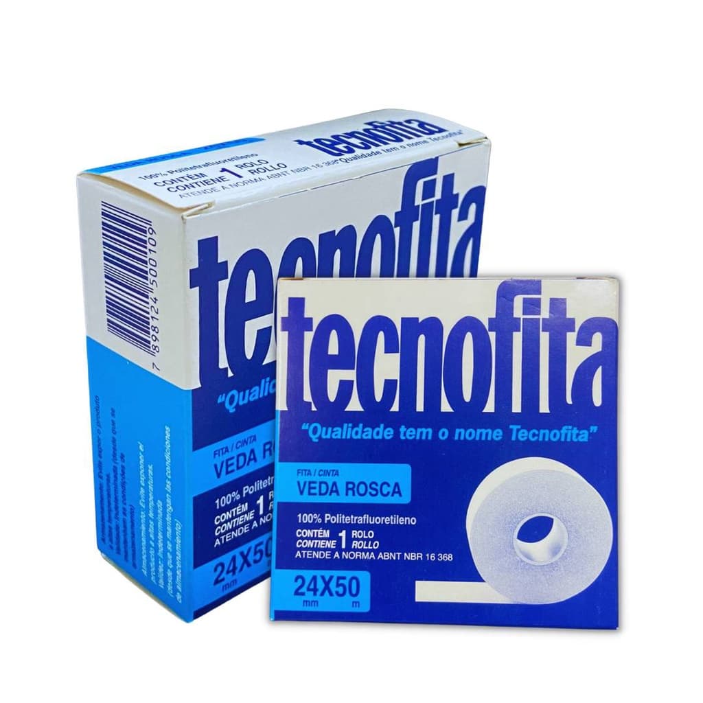 KIT 120 FITA VEDA ROSCA TECNOFITA 24MMX50M