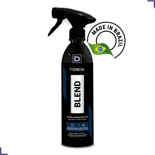Cera Automotiva Blend Black Spray Carnaúba Liquida Vonixx