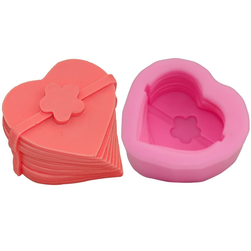 3D Tridimensional Amor Bolo Molde DIY Sílica Gel Açúcar Girando Ferramenta De Cozimento Gelo Treliça Sabão