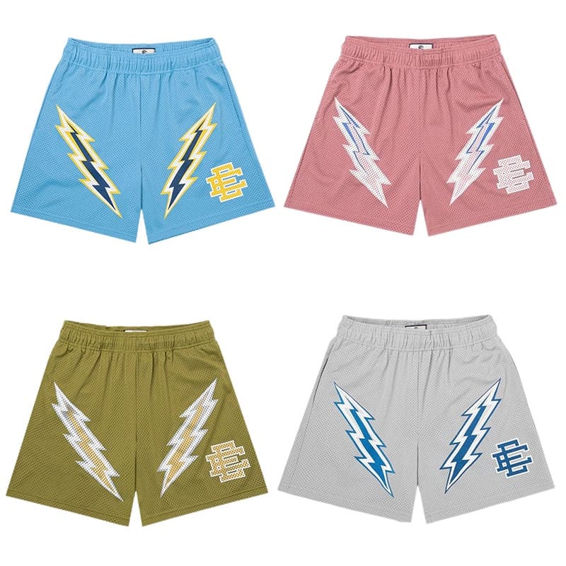 Eric Emanuel EE Basic Short NEW YORK CITY SKYLINE shorts Casuais De Verão De Ginástica Esportivos Masculinos