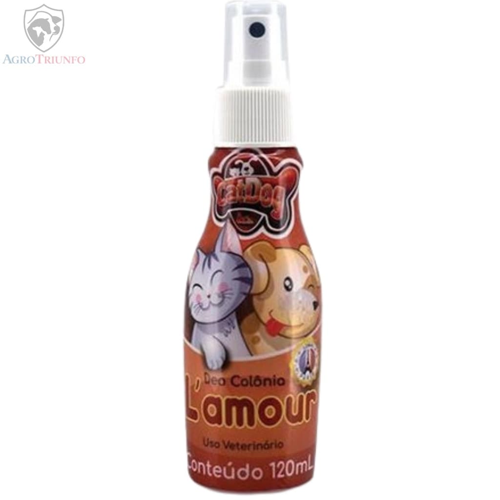 Perfume para Cachorros e Gatos Colonia 120 Ml Pet L'amour Cães Gatos - Cat Dog & Cia
