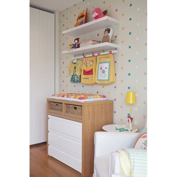 2 Prateleiras Nicho Mdf 100x15 Branco Com Suporte Invisivel