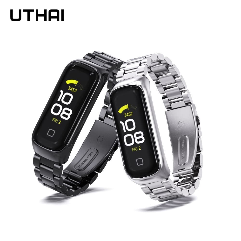 UTHAI S50 Metal Aço Inoxidável Milano Fivela Magnética Pulseira De Relógio Para Samsung GALAXY FIT 2