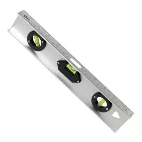 Nivel Aluminio 3 Bolhas Extra Bestfer 12 Polegadas 30 Cm