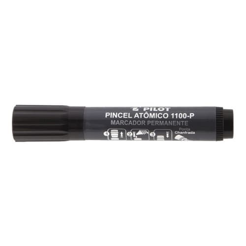 Pincel Marcador Permanente Atômico 1100-p Preto Caixa C/12un