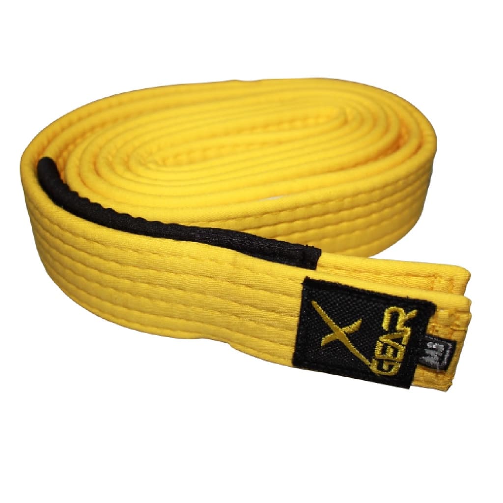 Faixa Amarela Jiu Jitsu Faixa Amarelo ponta Preta - Xgear