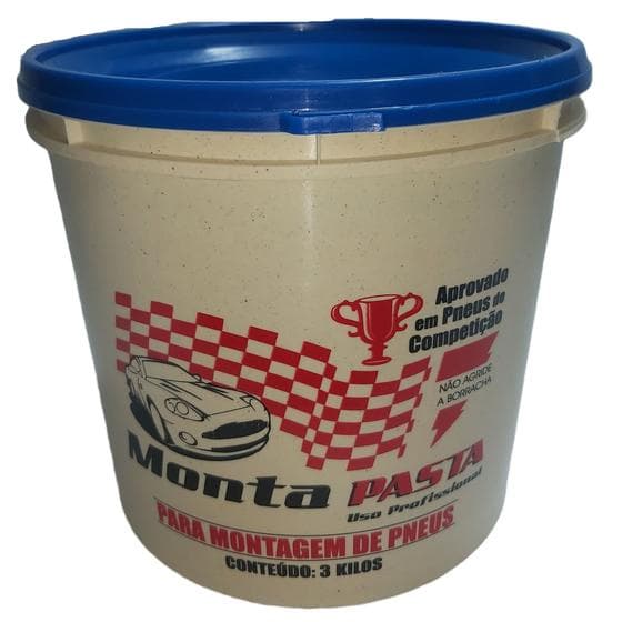 Pasta Lubrificante Para Montagem De Pneus Hard Monta Balde 3 KG