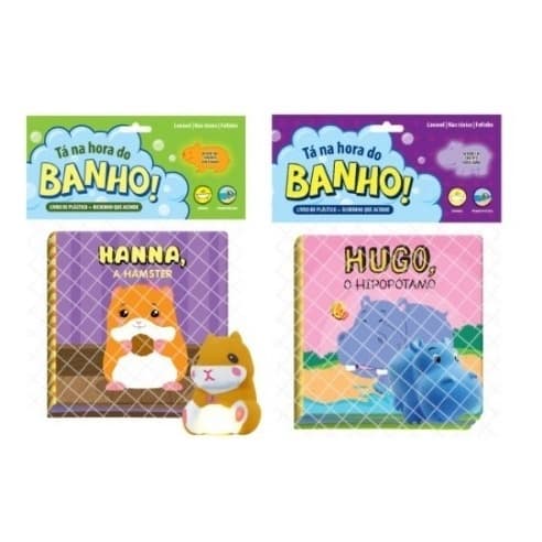 Livro Tá Na Hora Do Banho C/ 2 Livros   - Promoção