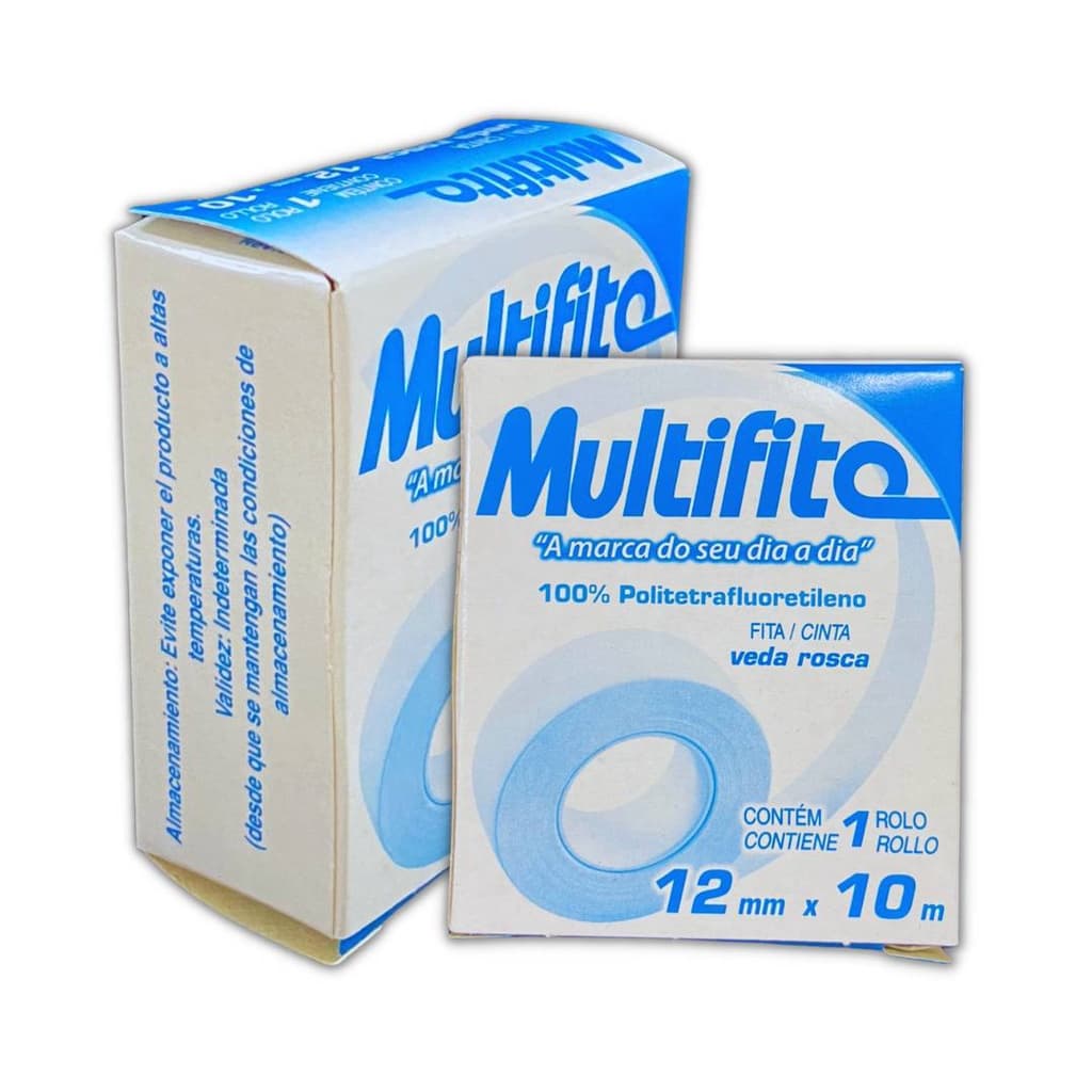KIT 10 FITA VEDA ROSCA MULTIFITA 12MMX10M