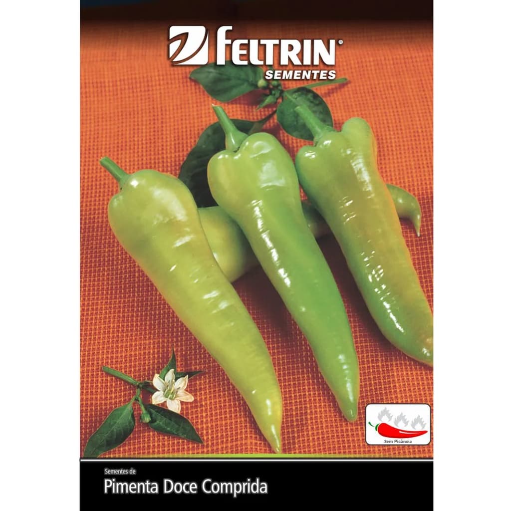 Semente Pimenta Doce Comprida Conserva 400 Mg - Feltrin