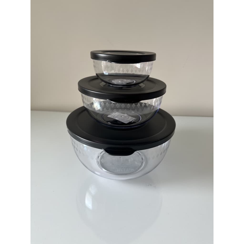 Kit Conjunto Cozinha com 03 Potes para Mantimentos Temperos