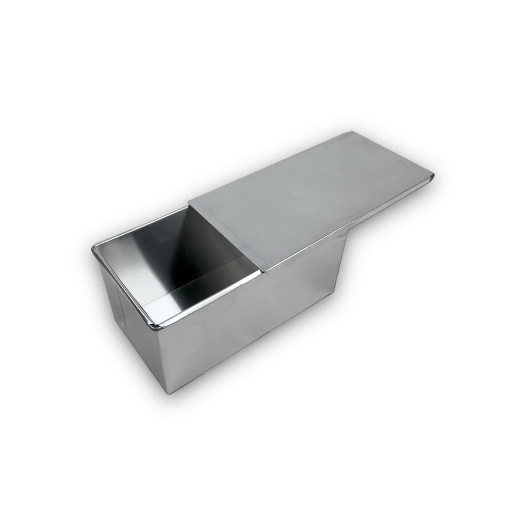 FORMA RETANGULAR C/TAMPA BOLO PÃO CASEIRO 20X10X10 ALUMÍNIO ASSADEIRA