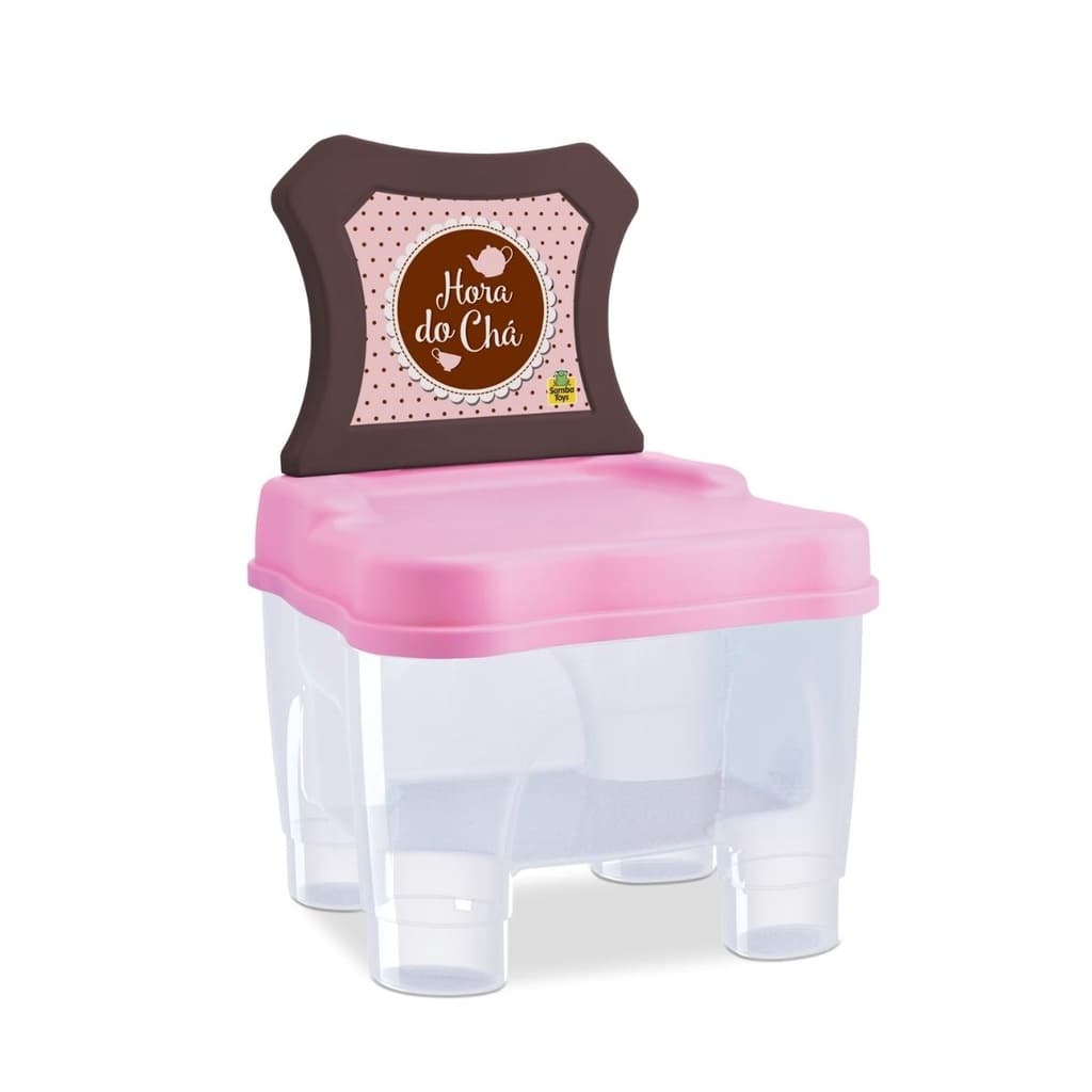 Cadeirinha Hora do Chá com acessórios Brinquedo Samba Toys