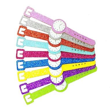 40 Adesivos Relógio Eva Glitter Pet Shop Cães  e Gatos