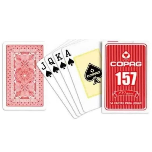 Baralho Marcado "Pare de Perder - Descubra o Naipe e o Número pelo Verso das Cartas - Ganhe Sempre" Copag 157