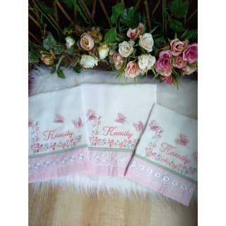 kit fralda dupla linha Cremer luxo 2 boca 2 ombro menino menina