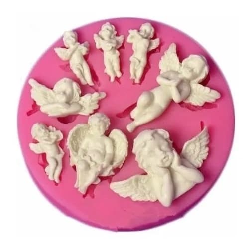Molde de Silicone para Confeitaria Biscuit - Anjos