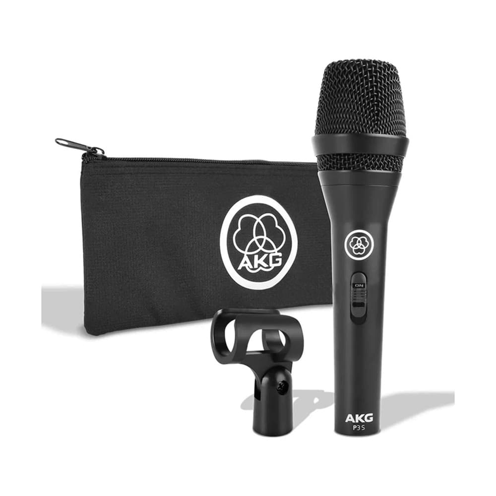 MICROFONE AKG P3 S DINÂMICO CARDIÓIDE PRETO PERCEPTION