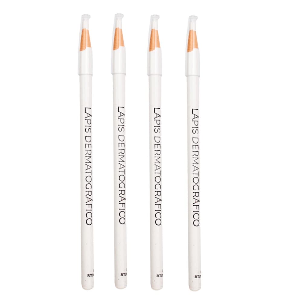 4 lapis dermatografico sobrancelha branco designer Profissional marcação