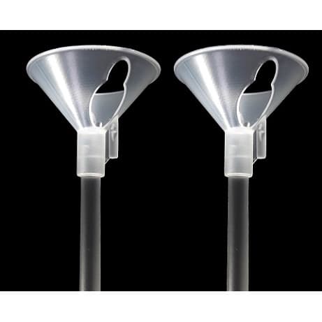 150 Varetas Pega Balão Transparente Bexigas Ponteiras Decoração 33 Cm