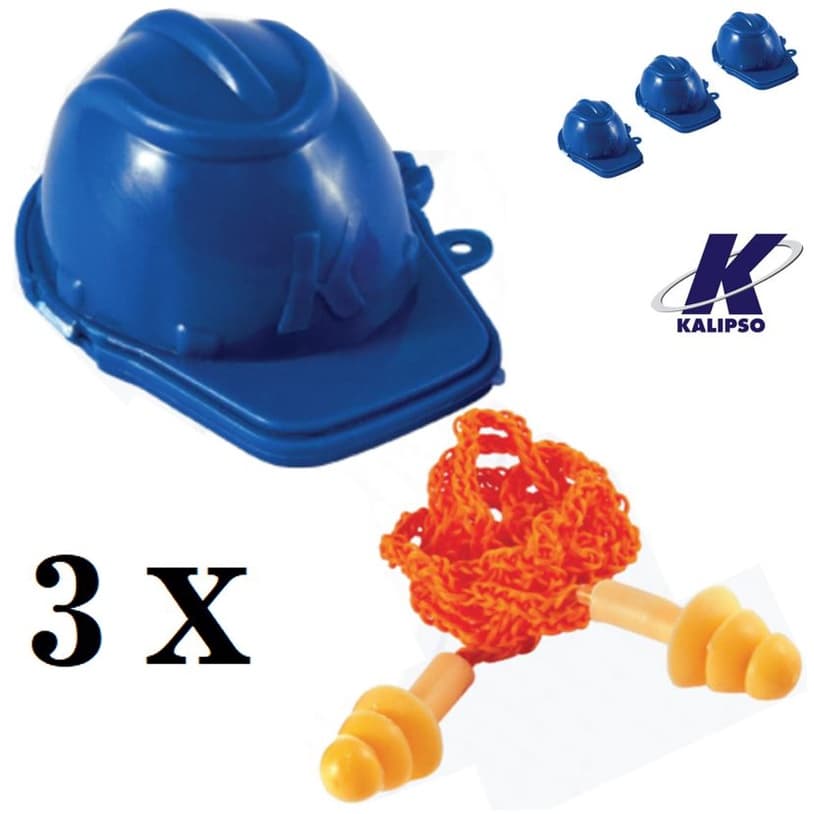Kit 3 Protetor Auricular Plug Silicone K10 Kalipso - CA14470