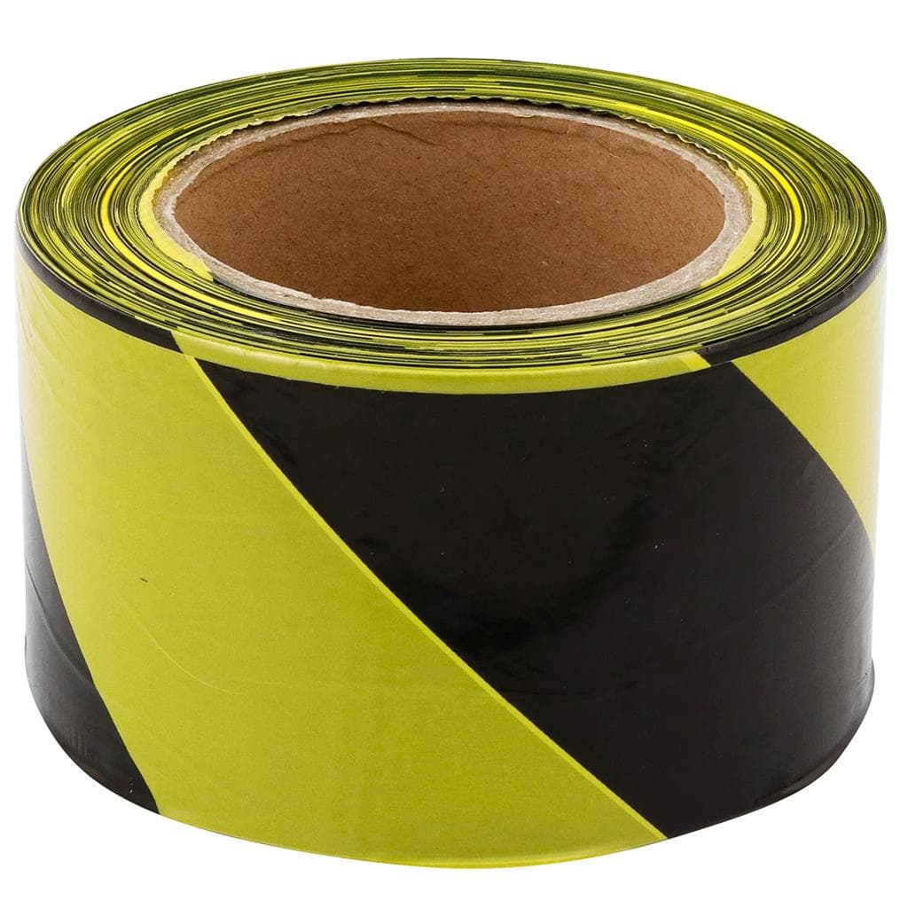 Fita Zebrada Isolamento Area 70mmx200m Amarelo/Preto