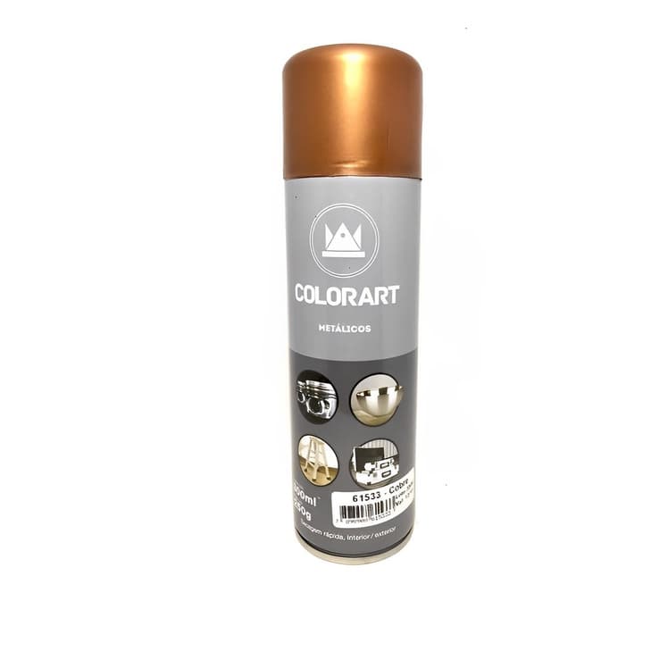 Tinta Colorart Spray Metalico Cobre 300ml