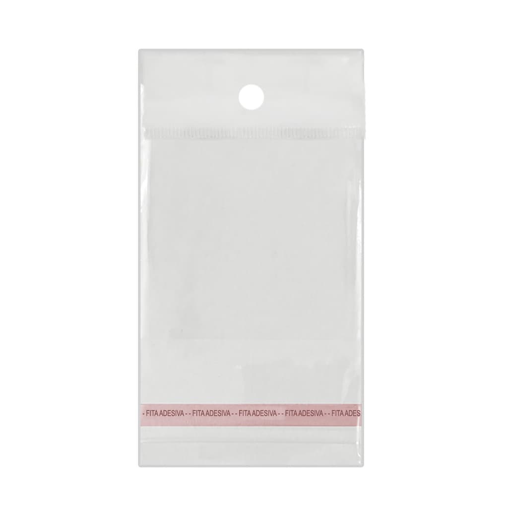 Saquinho Saco Adesivado Transparente Com Solapa Lapela 7x10 Pct 100