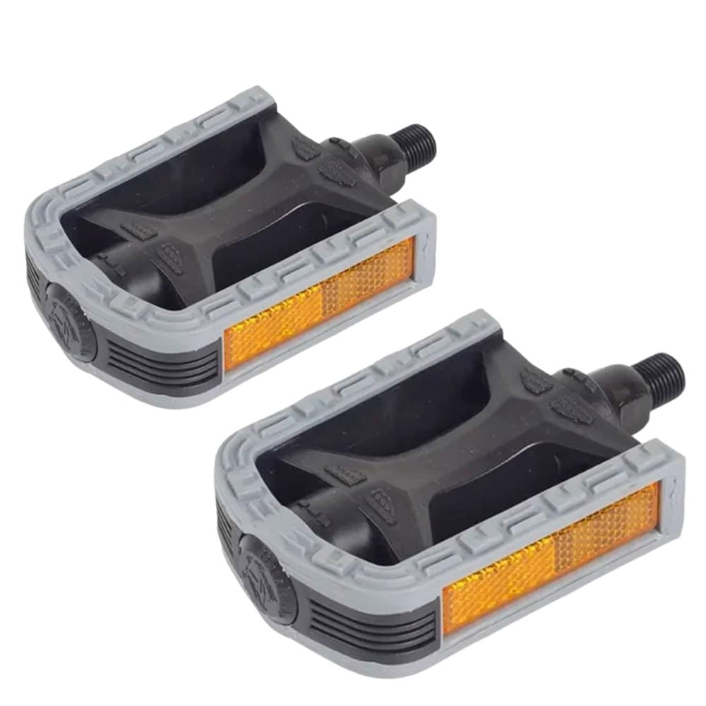 Par Pedal Para Bicicleta Retrô Rosca 1/2 Fina Nylon Cores