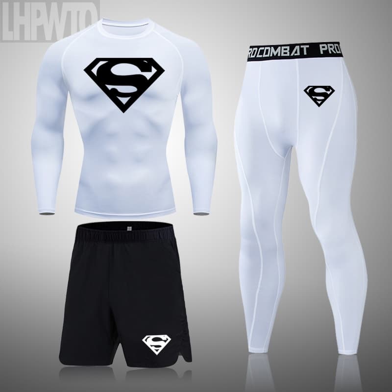 Esportes Masculinos De Secagem Rápida Ginásio Fitness Joggers Conjunto Masculino Apertado Correndo Terno Conjuntos De Ro