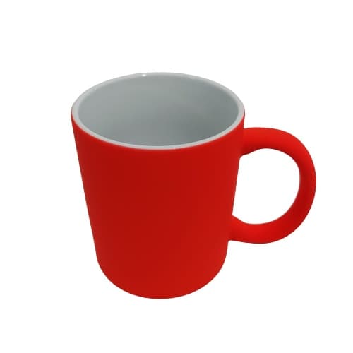 Caneca de Porcelana Luminus Vermelha 350ml  Lyor