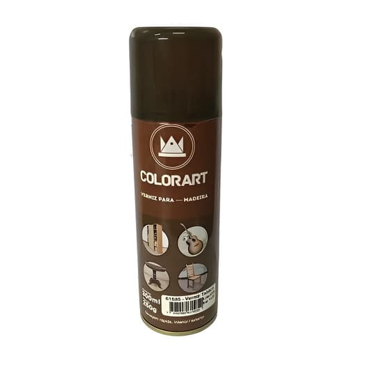 Verniz Colorart Spray Madeira Tabaco 300ml