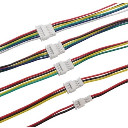 10 Peças JST PH 1.25 Macho Fêmea Conector De Fio Passo 1.25mm 2P 3P 4P 5P 6P Pino Plug Jack Terminal Cabo Comprimento 10