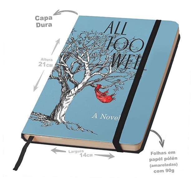 Caderno ALL to WELL SKETCHBOOK ou anotações encadernado