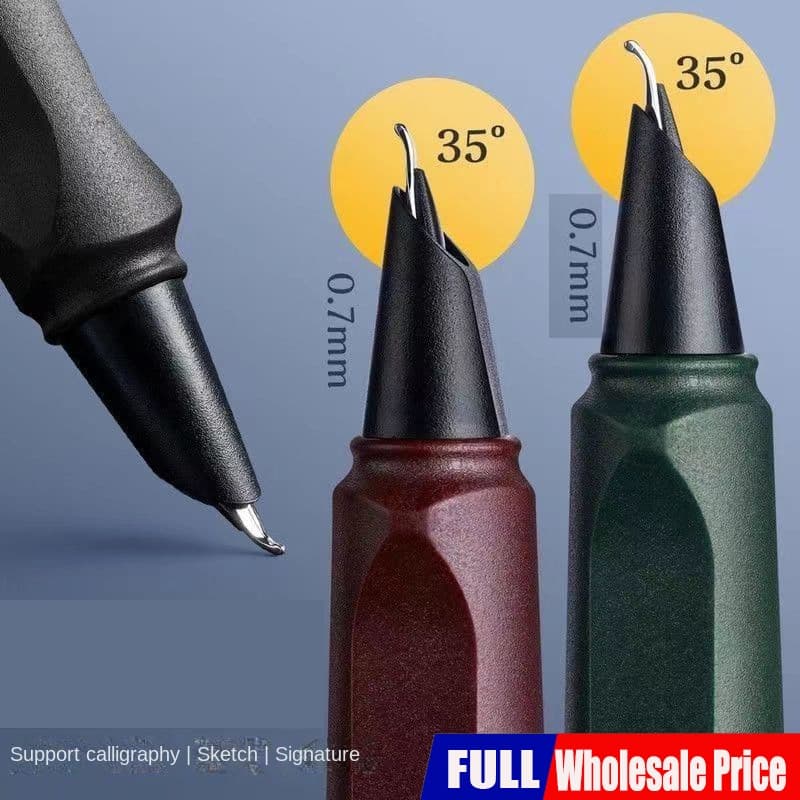 Caneta Fonte Retro Cor 0,38mm Substituível Tinta Sac Escritório Prática De Escrita