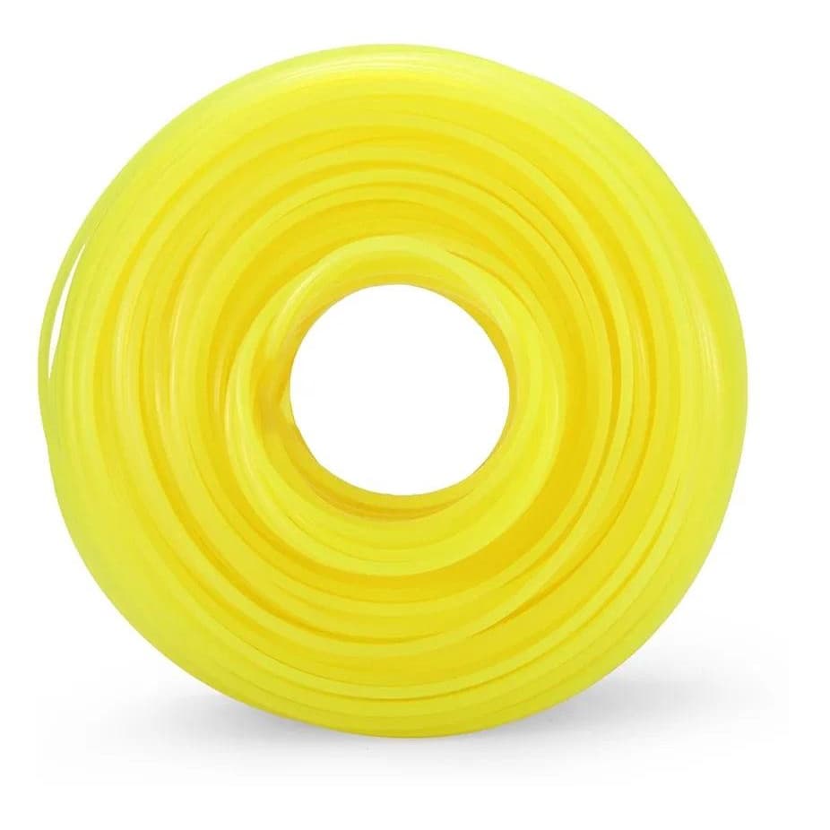 Fio de Nylon Profissional Extrusado Para Roçadeira Gasolina 50 Metros