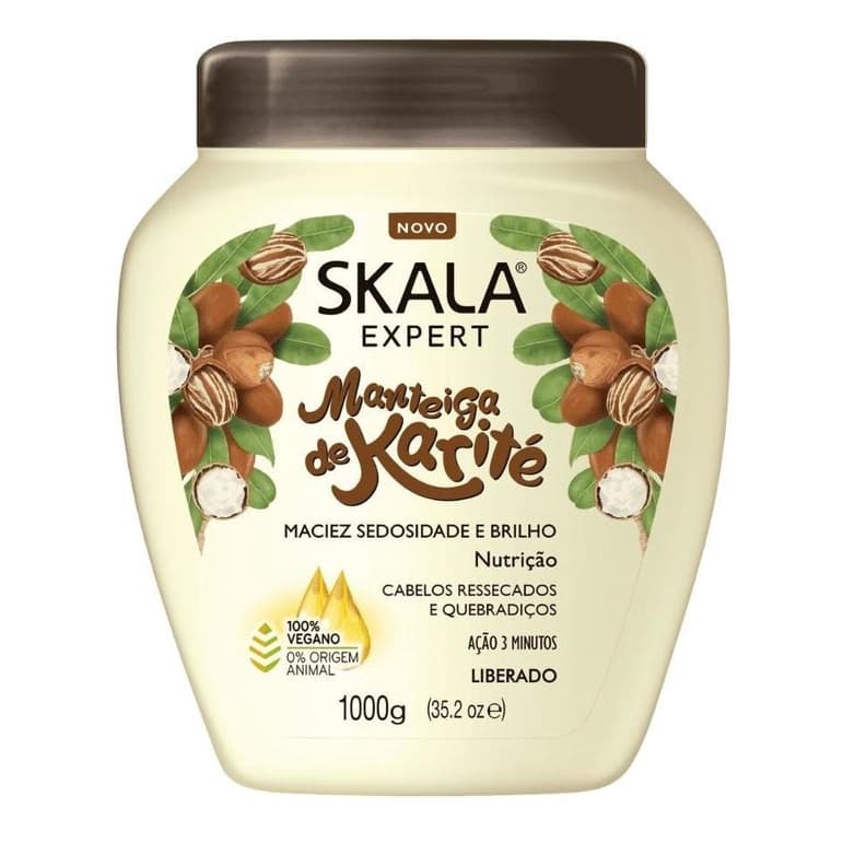 Máscara Creme Tratamento Cabelo Karite Pote Skala 1kg