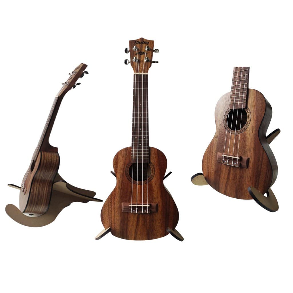 Suporte De Chão Para Ukulele Em Mdf Corte Laser Cavaquinho  Decorativo Quarto Sala Enfeite