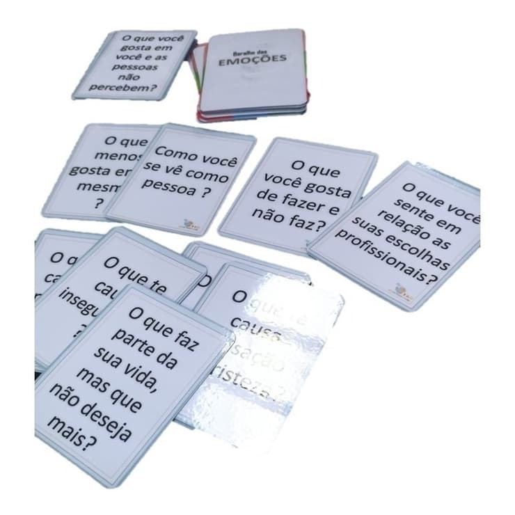 Jogo De Cartas Para Terapeutas Sobre Emoções E Sentimentos