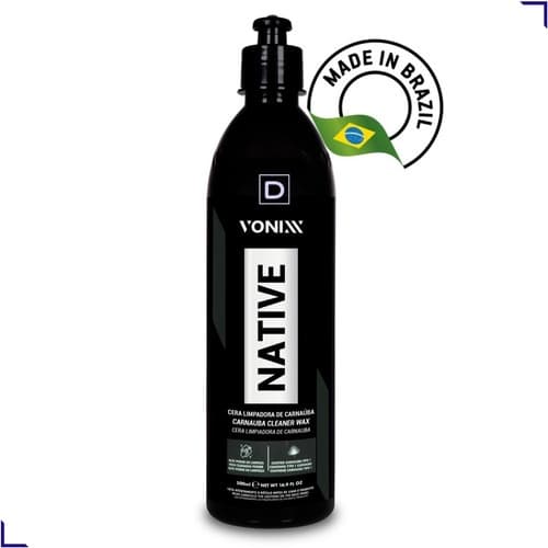 Cera Líquida Automotiva Carnaúba Native Limpadora Wax Vonixx