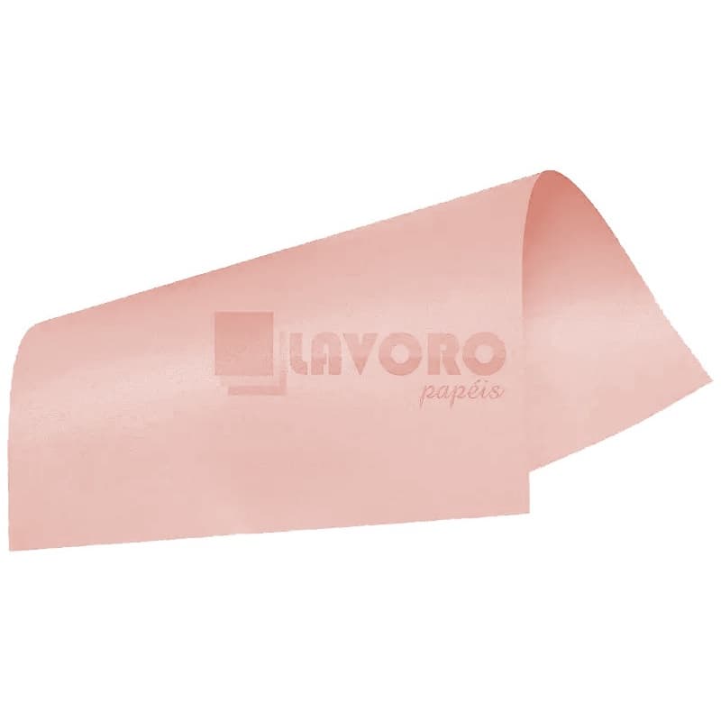 Papel Perolizado Metallik - Rosê Gold 180g A4 - 27 Folhas