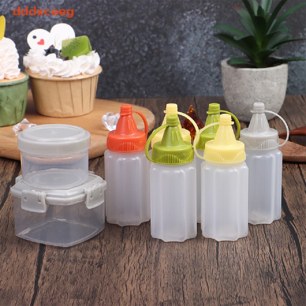 [dddxceeg] 1 Conjunto De Garrafa De Especiarias Molho Caixa De Tempero Pote SqueezeBottle