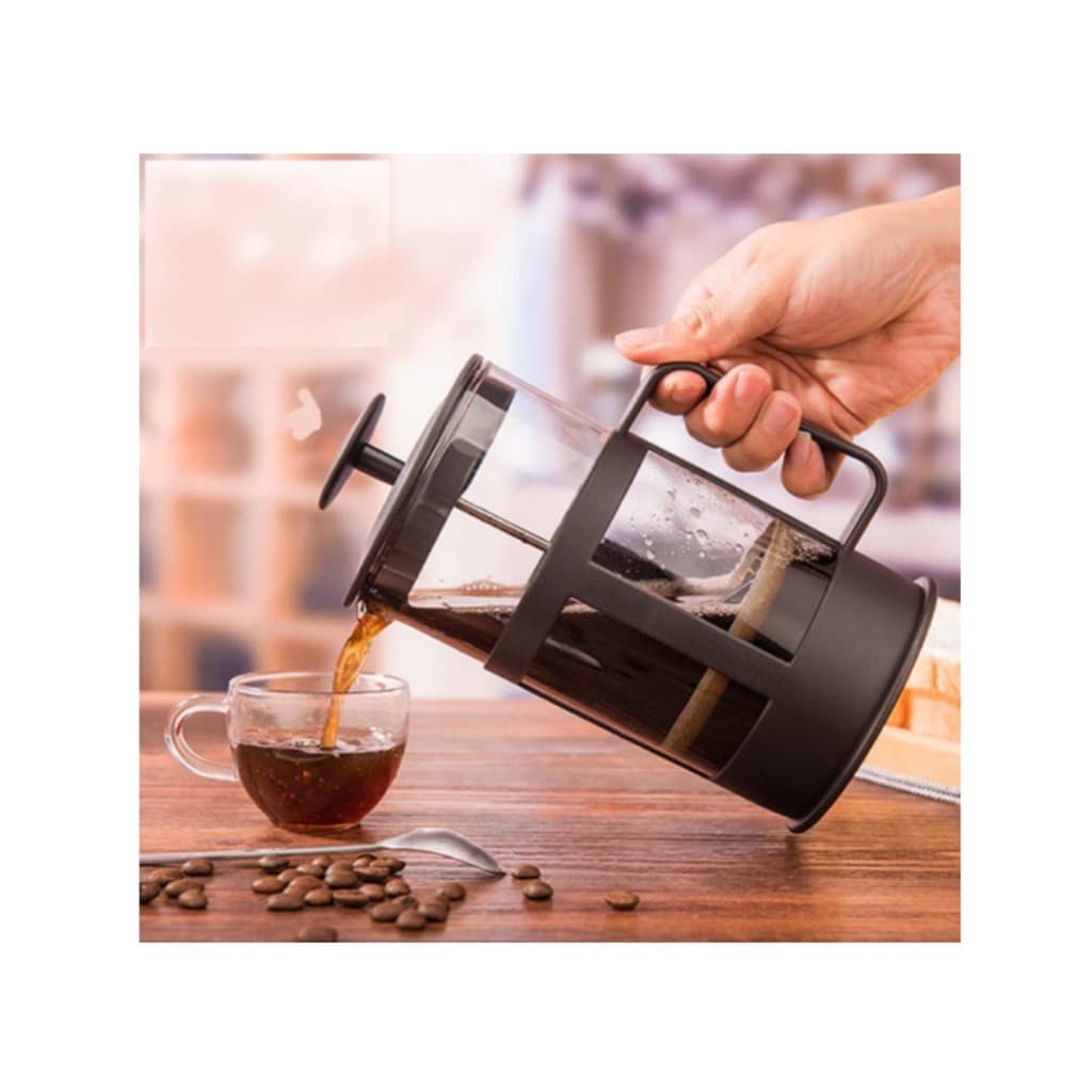 Cafeteira Prensa Francesa Cremeira Café Chá De Vidro( 600ml;300ml)