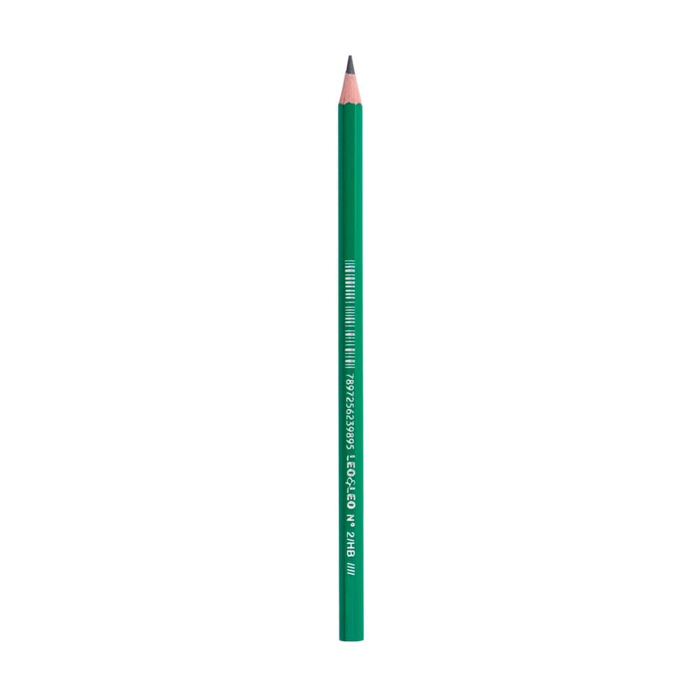 Lápis Grafite 2/Hb Verde Sextavado S/Borracha