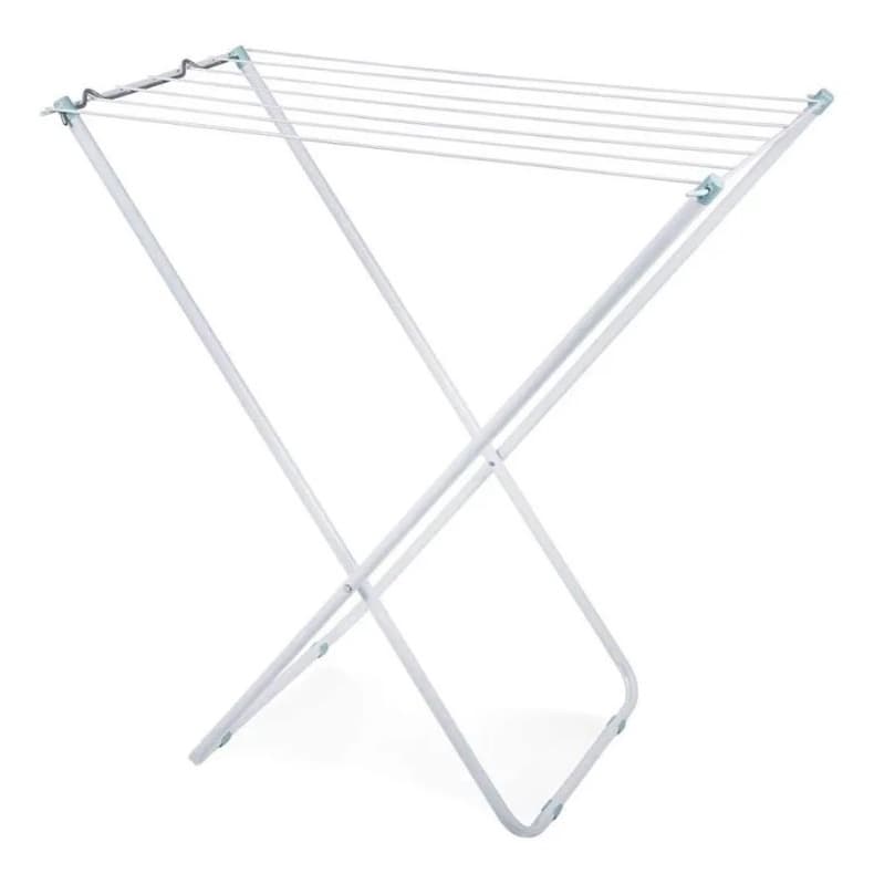 Varal Portátil de Chão Aço 80cm Dobrável Varal Apartamento