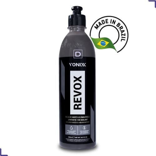 Selante Sintético Revox Pretinho Pneu Prova D 'água Vonixx