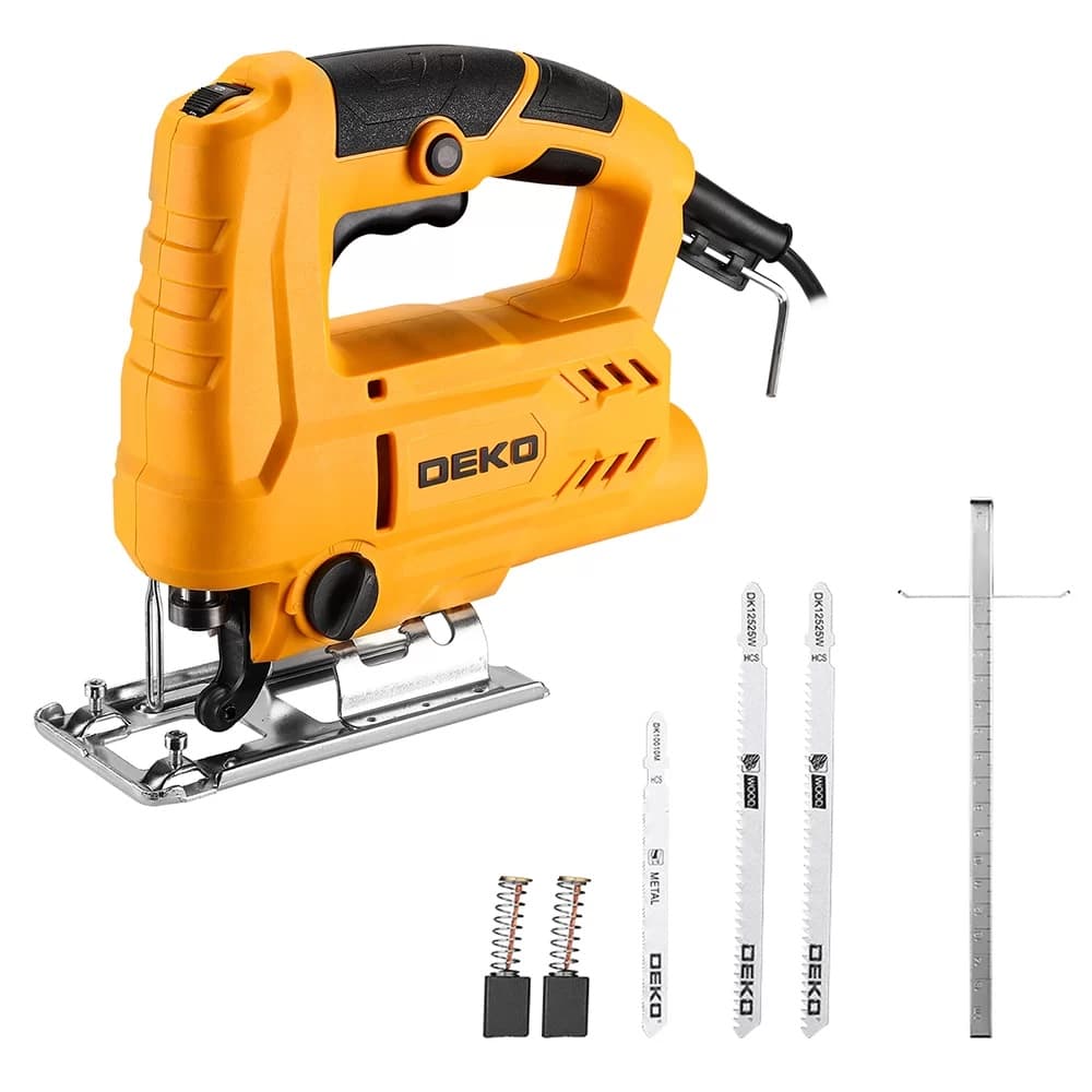 Serra Tico Tico 550W Velocidade Variável Ação Pendular Lâmina Engate Rápido - DEKO-DKJS55G65