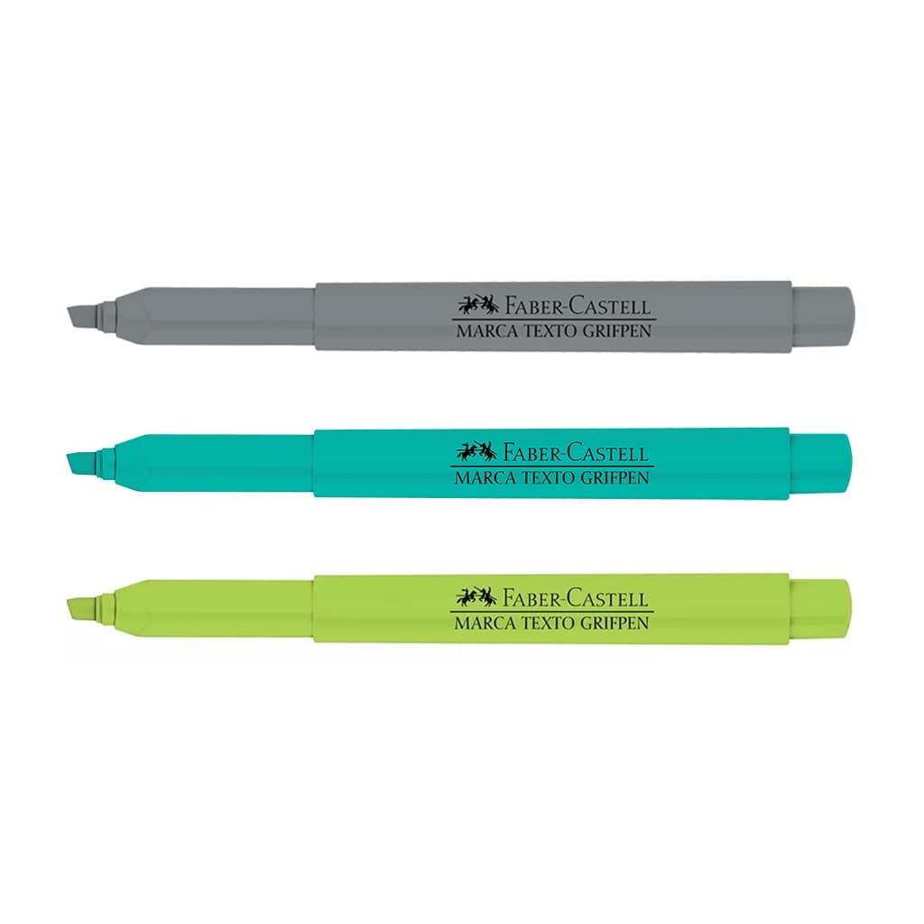 Marca texto FABER-CASTELL GRIFPEN Novas Cores - UNIDADE