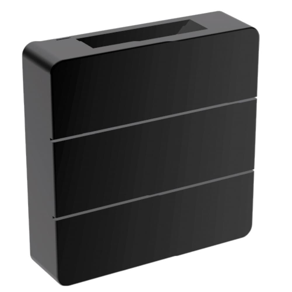 Arandela Clean Led Aletada 6w 3000k Blumenau Preto