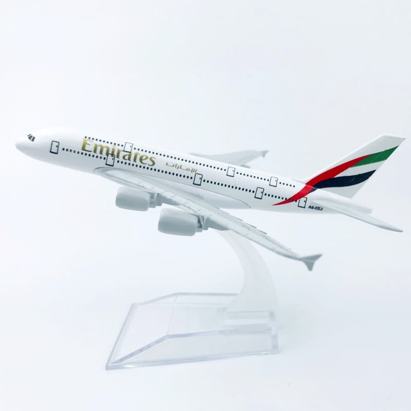 Emirates Airlines Airbus 380 Modelo Avião Fundição Airliner A380 Aviação Brinquedo Colecionável Presente
